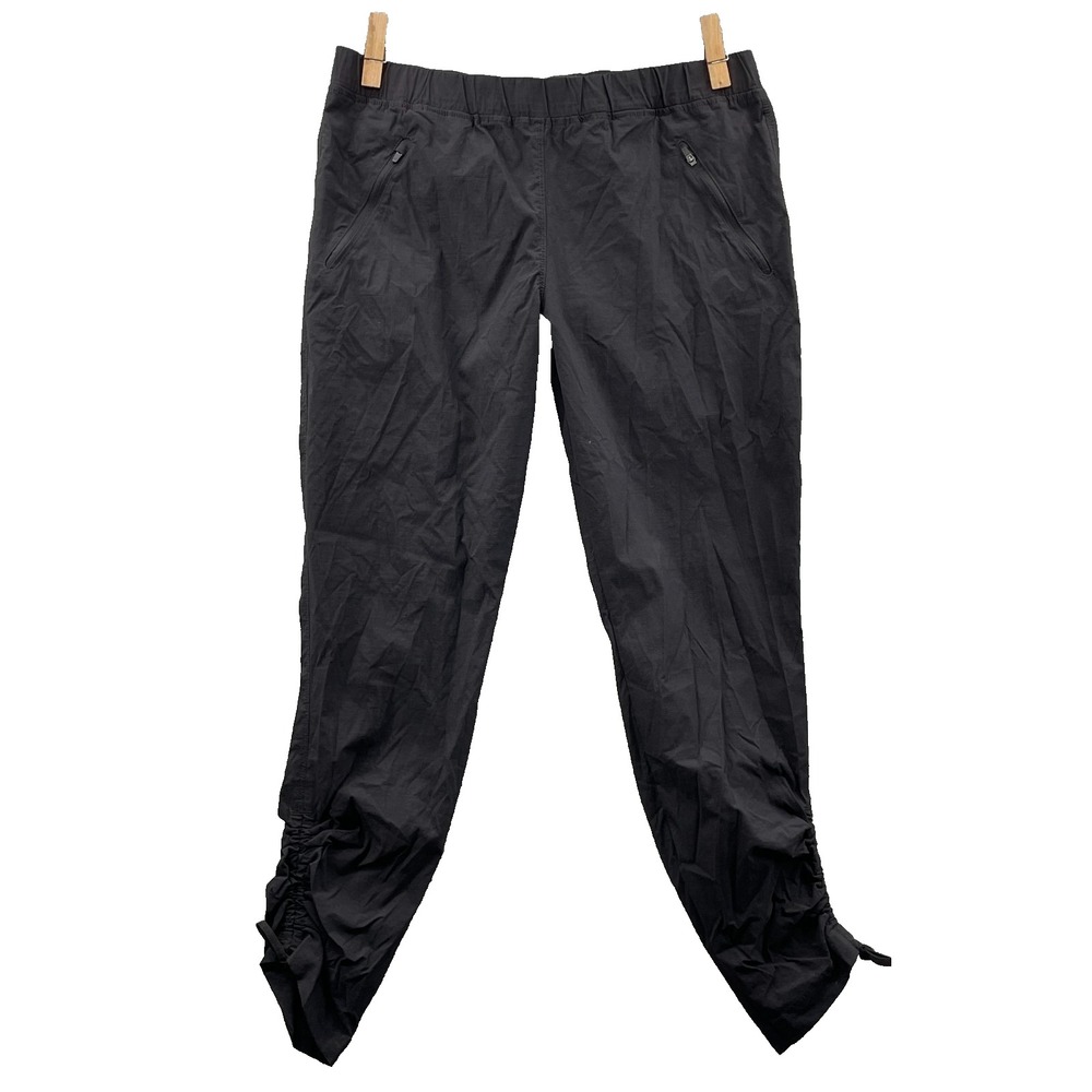 Gramicci Hiking Pants Women's 34 x 29* Black Roll up‎ Activewear Athleisure Gym